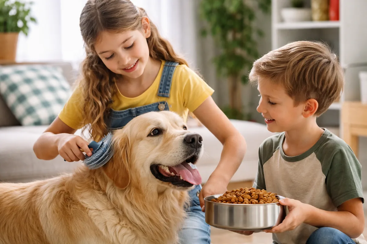 Comment impliquer vos enfants dans l'éducation de leur animal de compagnie