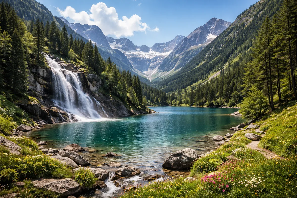 Quels sont les lacs et cascades à ne pas manquer en France pour des randonnées